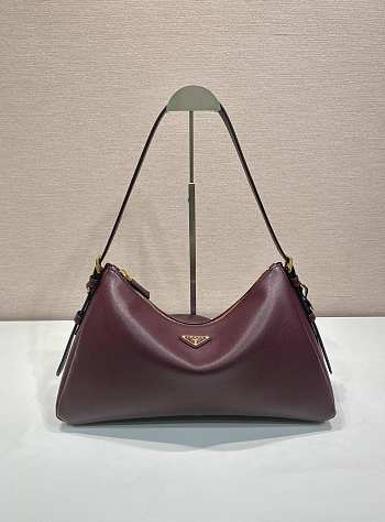 Prada Aimée medium leather Burgundy 39x24x12cm