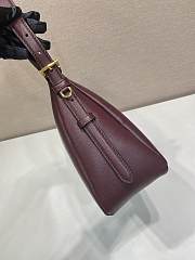 Prada Aimée medium leather Burgundy 39x24x12cm - 4