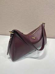 Prada Aimée medium leather Burgundy 39x24x12cm - 3