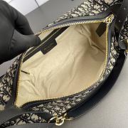 Dior D-Journey Bag Oblique Blue 33x16x15cm - 4