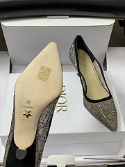 Dior Capture Pump Transparent Mesh Strass 10cm - 4