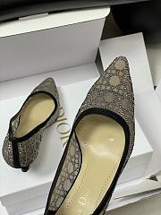 Dior Capture Pump Transparent Mesh Strass 10cm - 3