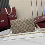 Gucci GG Marmont bi-color wallet Beige Red 20x12.5x4cm - 3