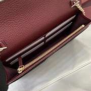 Gucci GG Marmont bi-color wallet Beige Red 20x12.5x4cm - 2