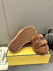 Fendi Slipper Brown Fur - 2