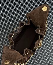 Chanel 25 Handbag Brown Suede  - 4