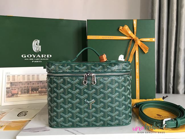 Goyard Vanity Case Green 20x14x16cm - 1