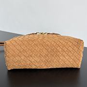 Bottega Veneta Medium Andiamo Brown Suede 32x25x11cm - 3