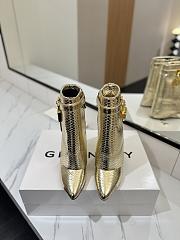 Givenchy Shark Lock Gold Boot - 2
