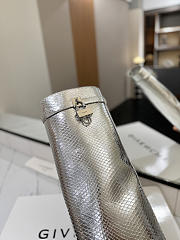 Givenchy Shark Lock High Boot Silver  - 2