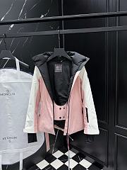 Moncler Pink White Jacket - 3