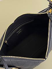 Dior Medium Voyage Bag Powder Black Flat 28x18x12cm - 2