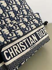 Dior DiorTravel Backpack Blue Oblique 31.5x21.5x13cm - 2