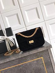 Chanel Flap bag Black Velvet 20x15.5x6cm - 1