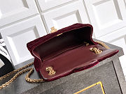 Chanel Flap bag Red Velvet 20x15.5x6cm - 3