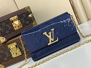 Louis Vuitton Pochette Louise Blue 22 x 14 x 5 cm - 1