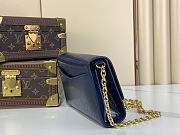 Louis Vuitton Pochette Louise Blue 22 x 14 x 5 cm - 3
