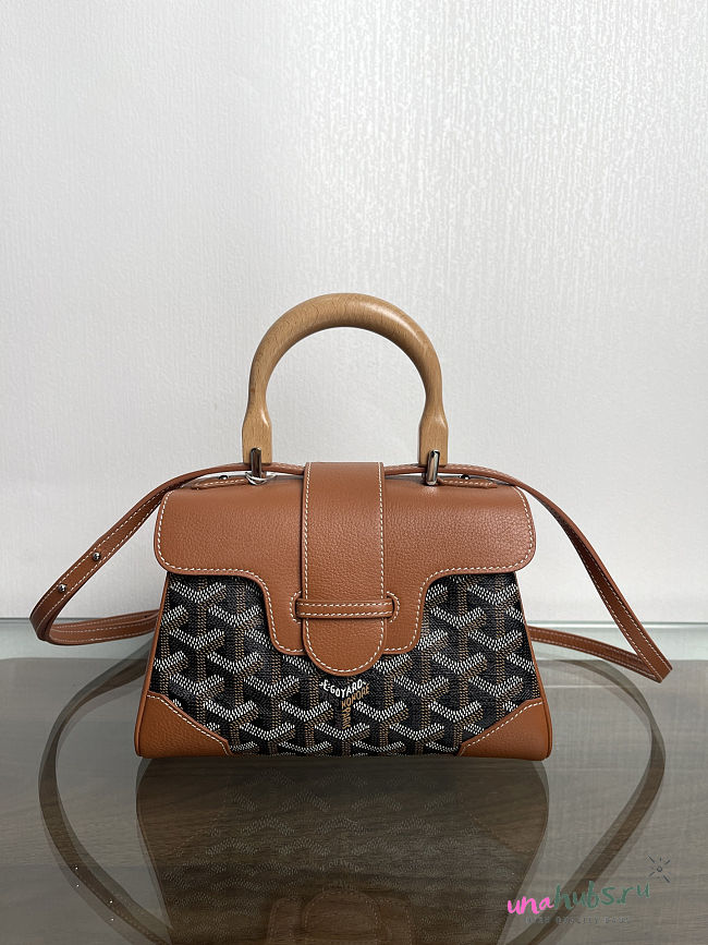 Goyard Saigon Souple Maison Brown Bag - 1