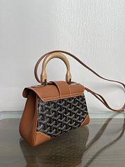 Goyard Saigon Souple Maison Brown Bag - 3