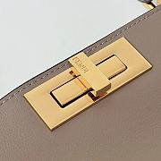 Fendi Peekaboo Grey Bag 40.5x13x28cm - 5