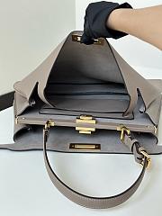 Fendi Peekaboo Grey Bag 40.5x13x28cm - 2