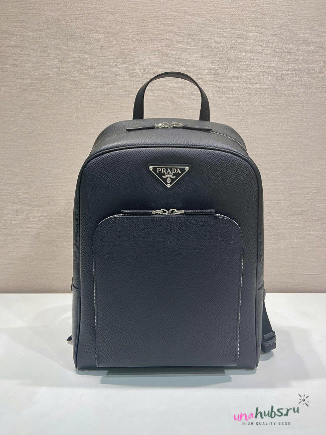 Prada Saffiano backpack Black 40.5x28x12cm - 1