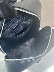 Prada Saffiano backpack Black 40.5x28x12cm - 4