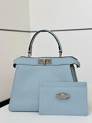 Fendi Peekaboo Light Blue 33x12x25cm - 1