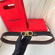 Ferragamo Black Belt 3.5cm - 1