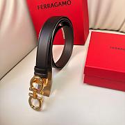 Ferragamo Black Belt 3.5cm - 4