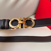 Ferragamo Black Belt 3.5cm - 3