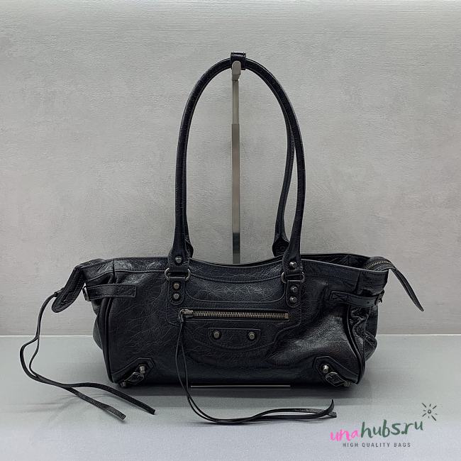 Balenciaga Le City Bag East West in black 31x19x9cm - 1