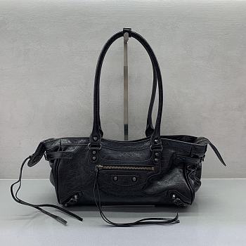 Balenciaga Le City Bag East West in black 31x19x9cm