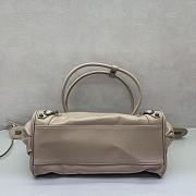 Balenciaga Le City Bag East West in beige 31x19x9cm - 4