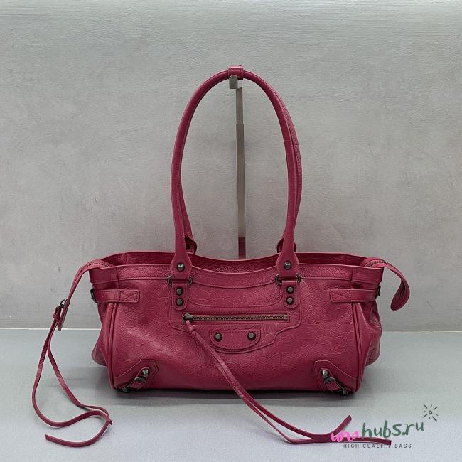 Balenciaga Le City Bag East West in Pink 31x19x9cm - 1