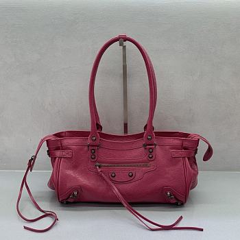 Balenciaga Le City Bag East West in Pink 31x19x9cm