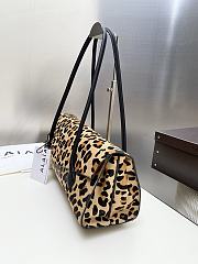 Alaia Le Teckel Flap leather-trimmed leopard 40x17x13cm - 2