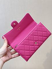 Chanel Wallet Fuchsia Caviar 19cm - 3