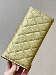Chanel Wallet Gold Caviar 19cm - 3