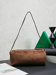 Miu Miu Suede Brown Pouch 21.5x9x9cm - 3