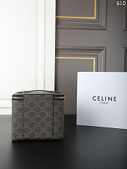 Celine Square Vanity Case In Triomple Calfskin - 18x15x14.5cm - 3