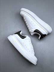 Alexander McQueen White Black leather Sneakers - 1