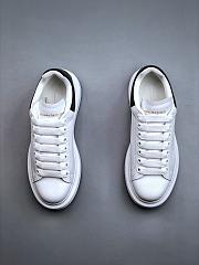 Alexander McQueen White Black leather Sneakers - 3