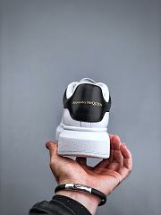 Alexander McQueen White Black leather Sneakers - 2