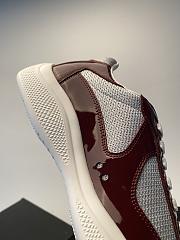Prada America's Cup Red Wine Sneaker - 4