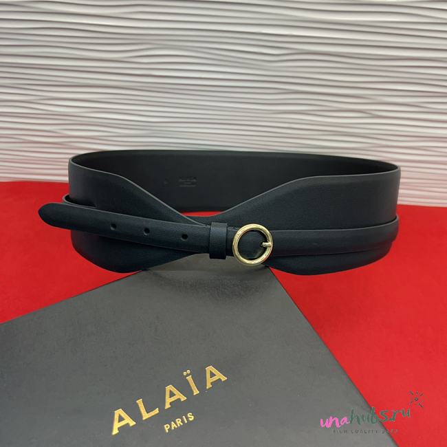 Alaia Black Belt 7cm - 1