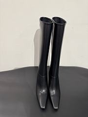 YSL JILL boots in smooth Black leather 7cm - 4