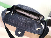 Chanel cowboy airport bag Denim 34x22x10cm - 5