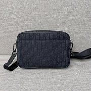 Dior Zip Messenger Bag 22x15x6cm - 2