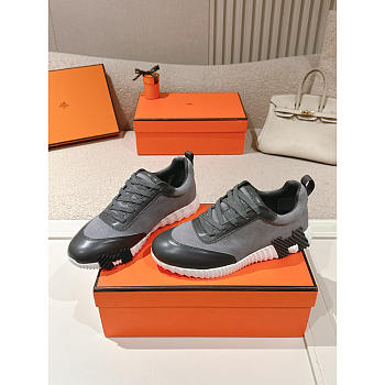 Hermes Bouncing Sneaker In Grey